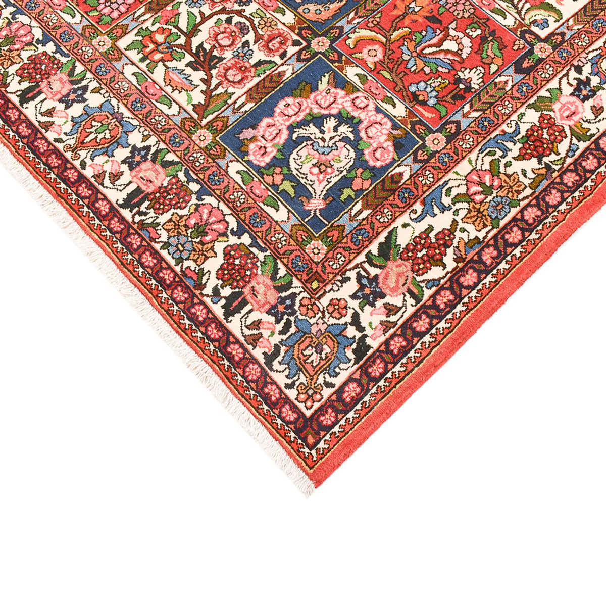 Alfombra persa - Nómada - 197 x 132 cm - multicolor