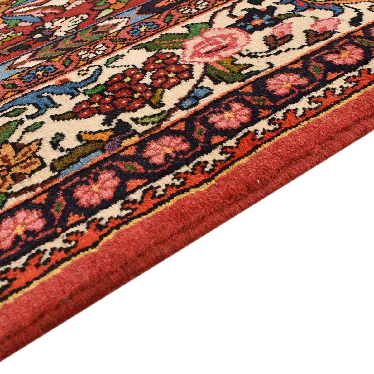 Alfombra persa - Nómada - 197 x 132 cm - multicolor