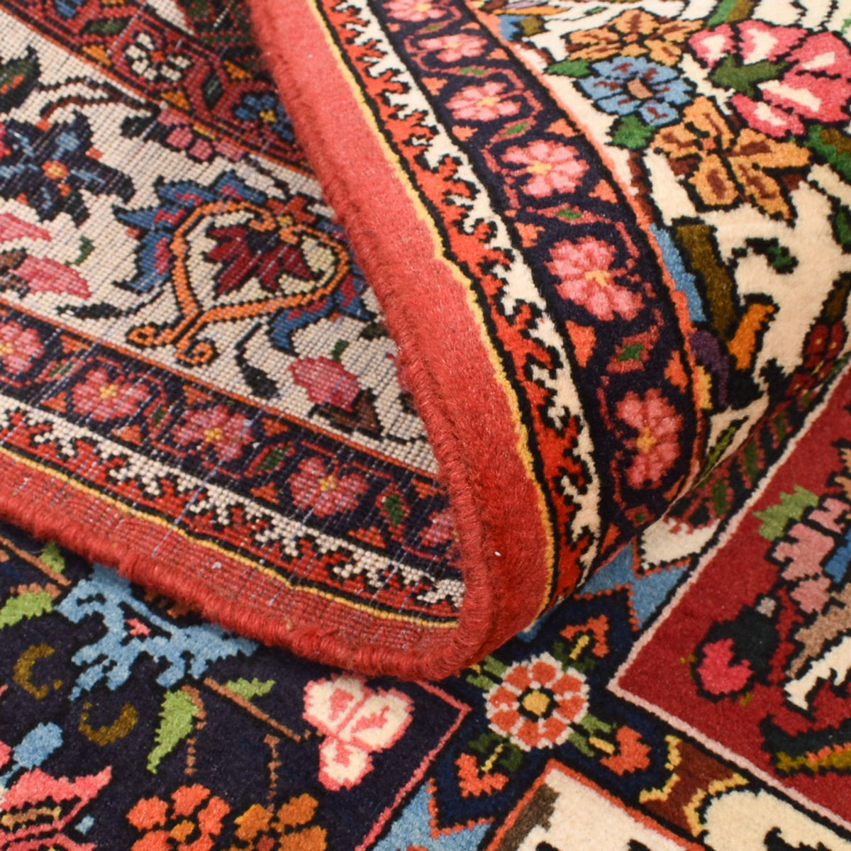 Alfombra persa - Nómada - 197 x 132 cm - multicolor