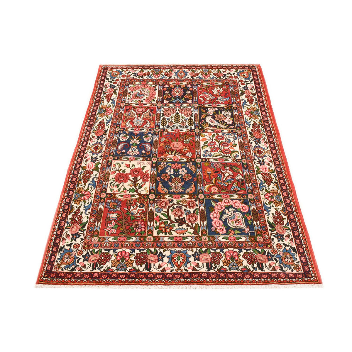 Alfombra persa - Nómada - 197 x 132 cm - multicolor