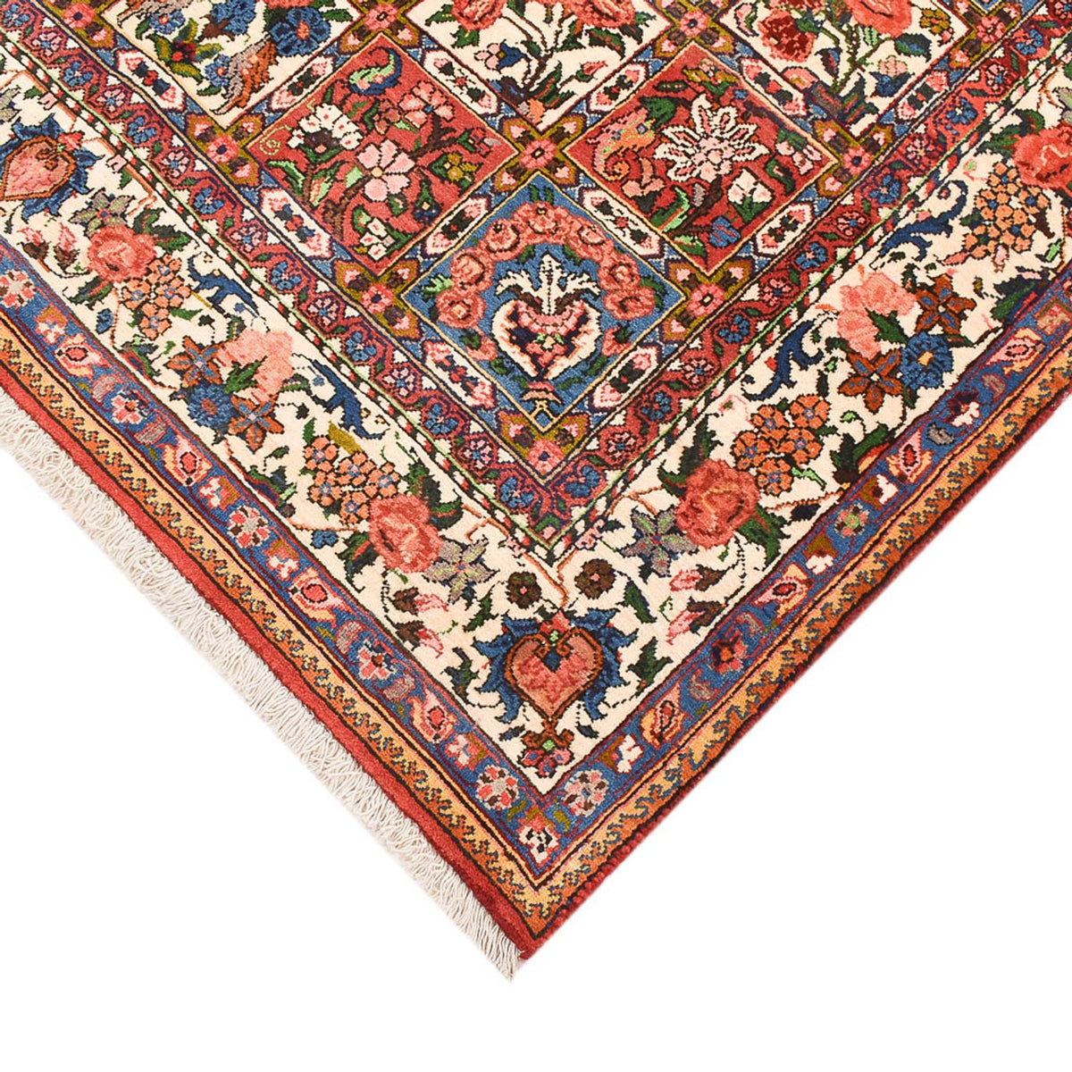Alfombra persa - Nómada - 241 x 155 cm - multicolor
