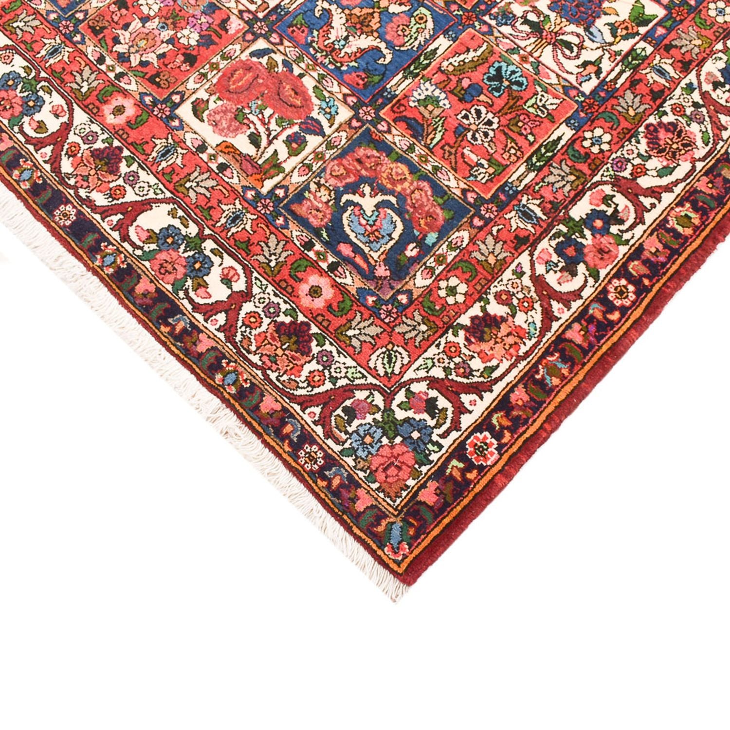 Alfombra persa - Nómada - 199 x 138 cm - multicolor