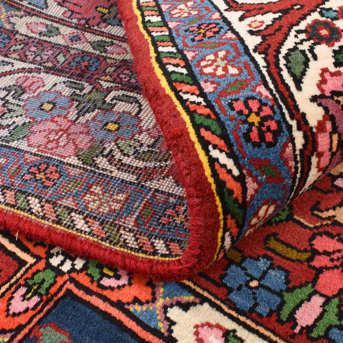 Alfombra persa - Nómada - 205 x 133 cm - multicolor