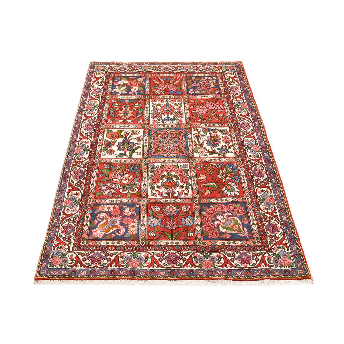 Alfombra persa - Nómada - 205 x 133 cm - multicolor