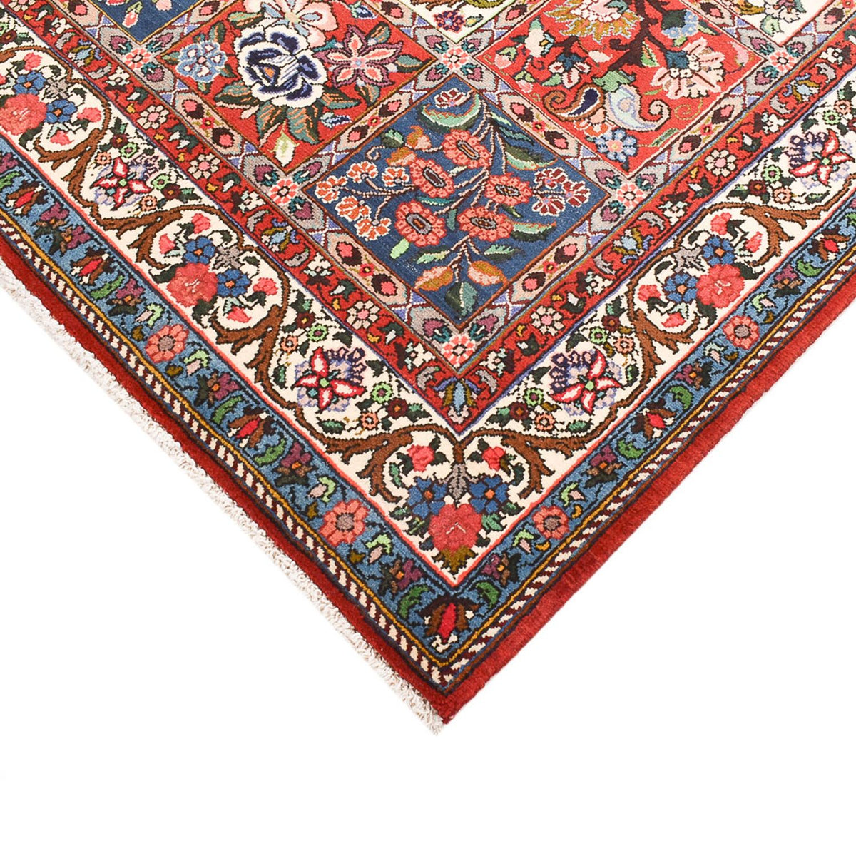 Alfombra persa - Nómada - 191 x 138 cm - multicolor