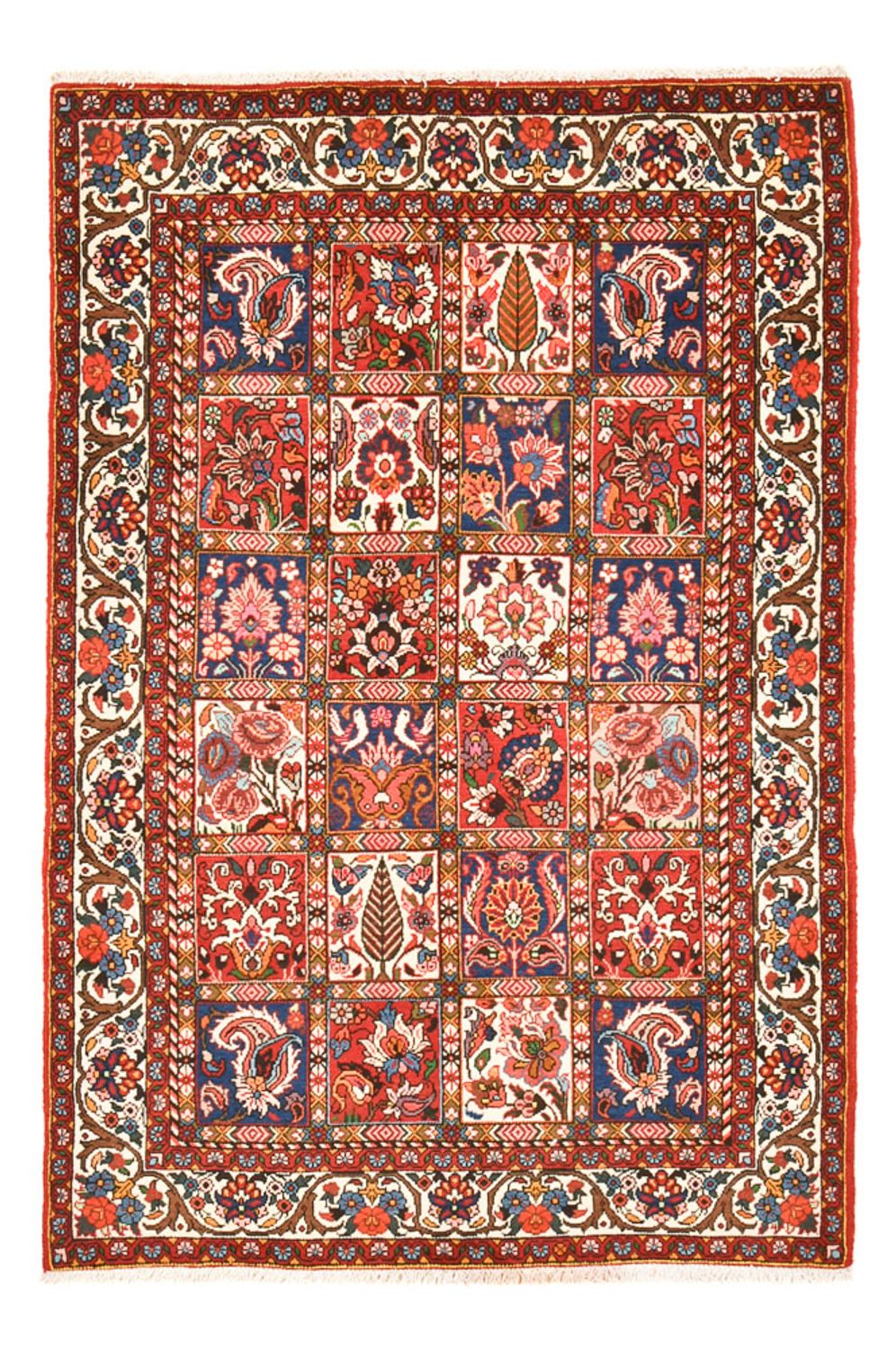 Alfombra persa - Nómada - 201 x 128 cm - rojo
