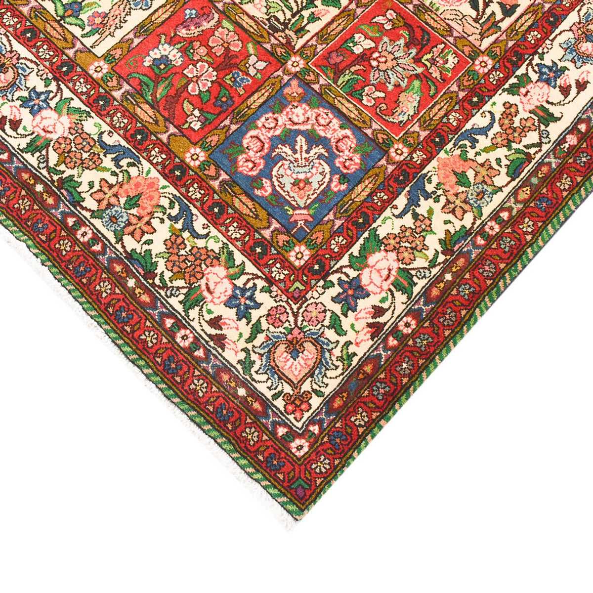 Alfombra persa - Nómada - 246 x 158 cm - multicolor