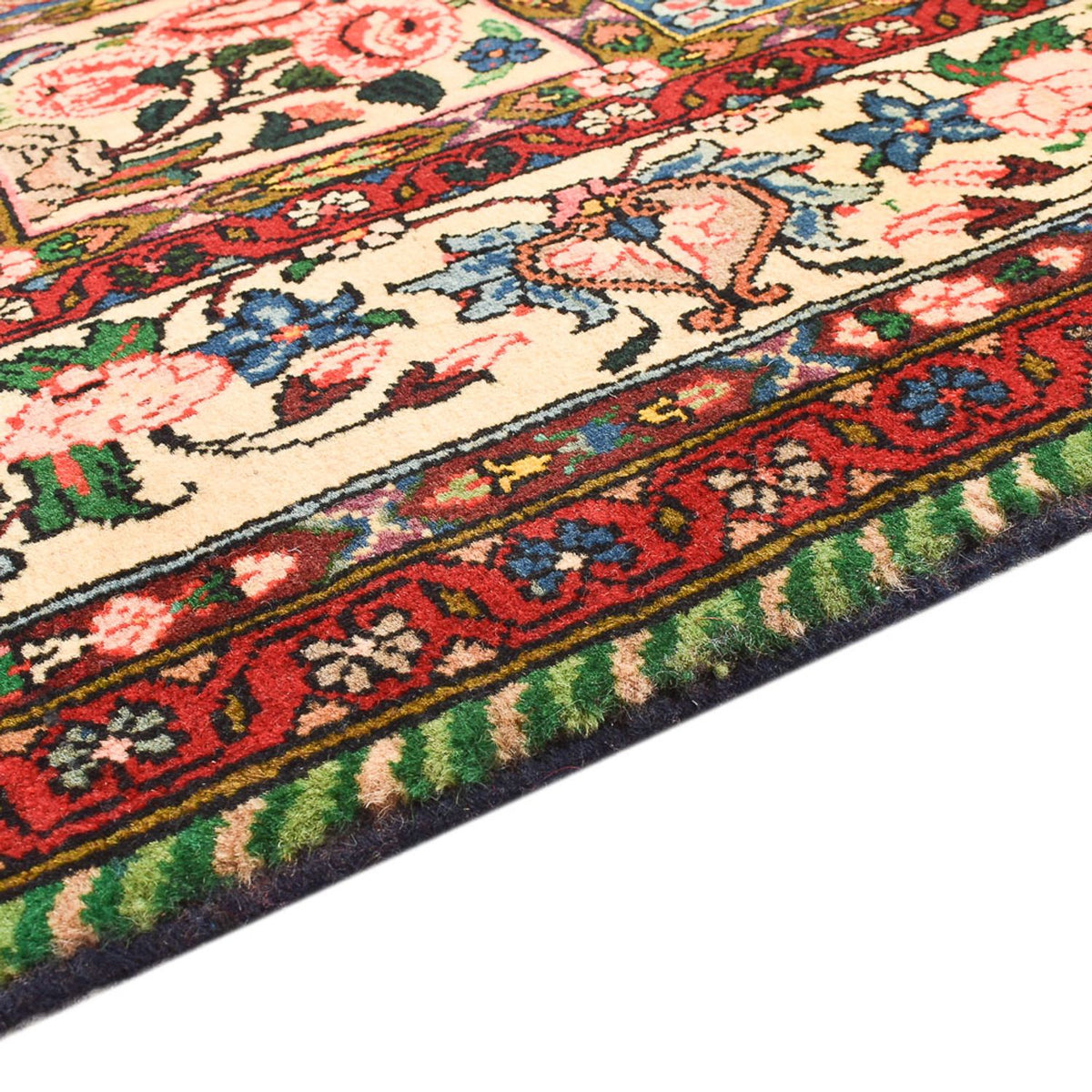 Alfombra persa - Nómada - 246 x 158 cm - multicolor