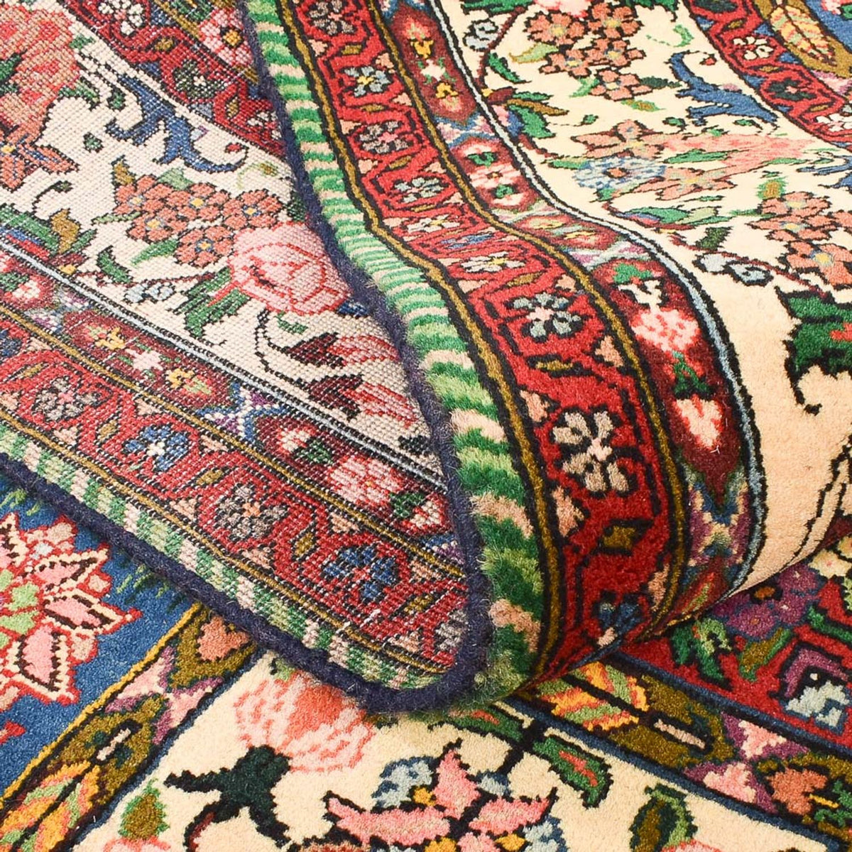 Alfombra persa - Nómada - 246 x 158 cm - multicolor