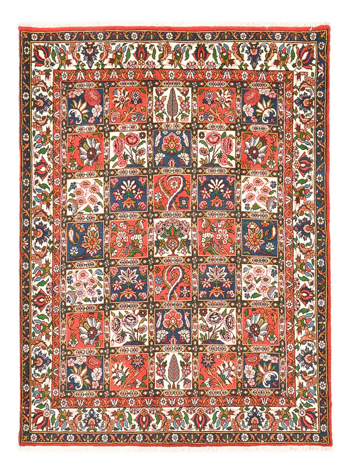 Alfombra persa - Nómada - 192 x 140 cm - multicolor