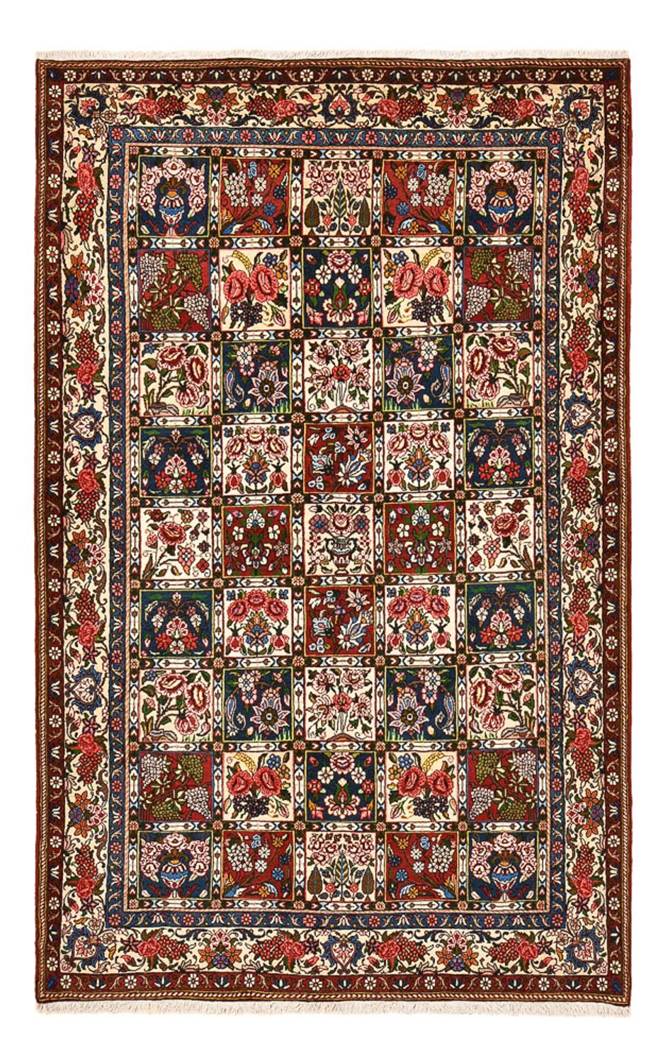 Alfombra persa - Nómada - 252 x 158 cm - multicolor