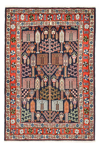 Alfombra persa - Nómada - 206 x 140 cm - multicolor