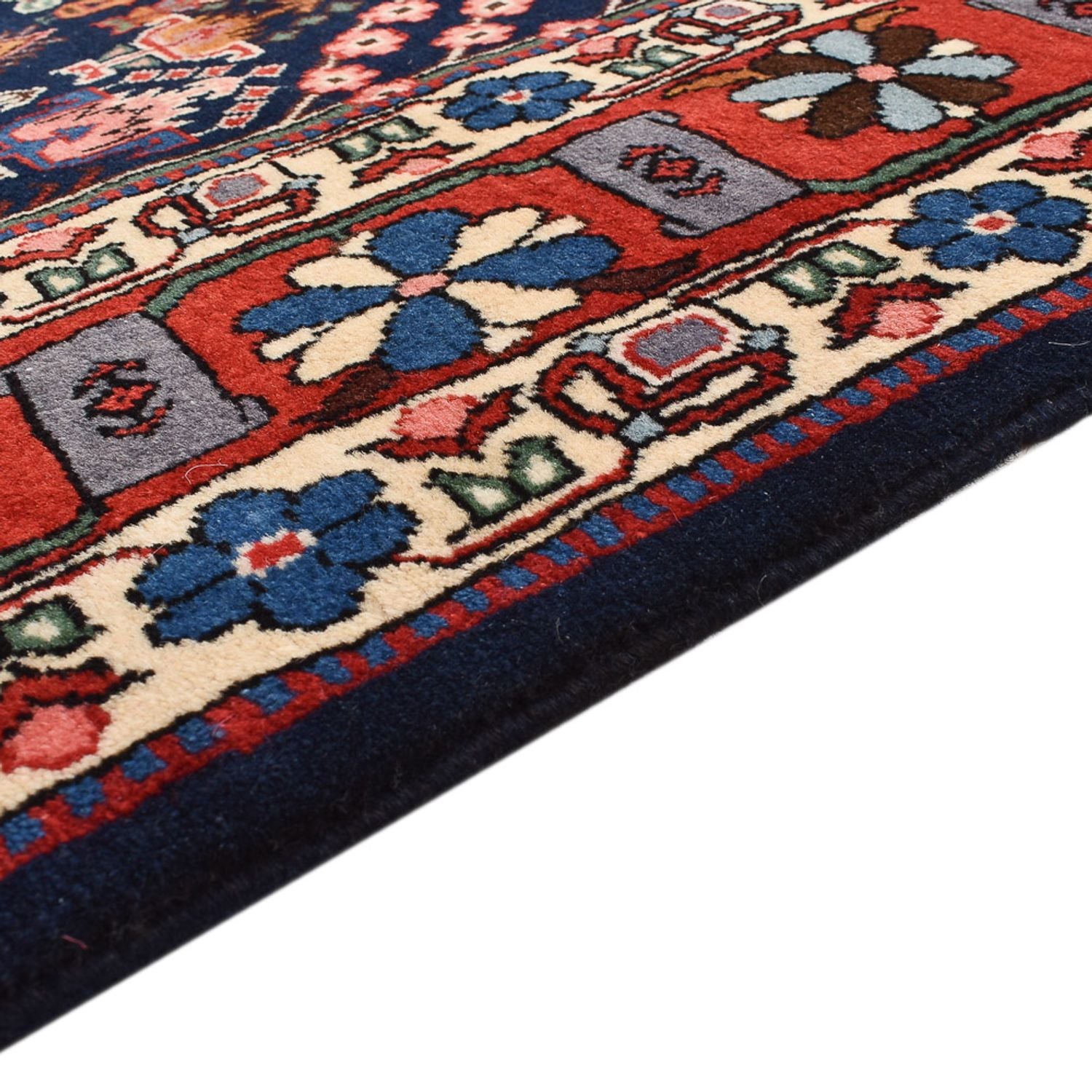 Alfombra persa - Nómada - 206 x 140 cm - multicolor