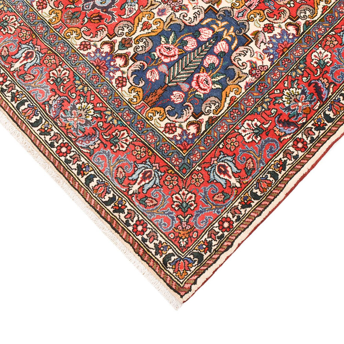 Alfombra persa - Nómada - 252 x 155 cm - multicolor