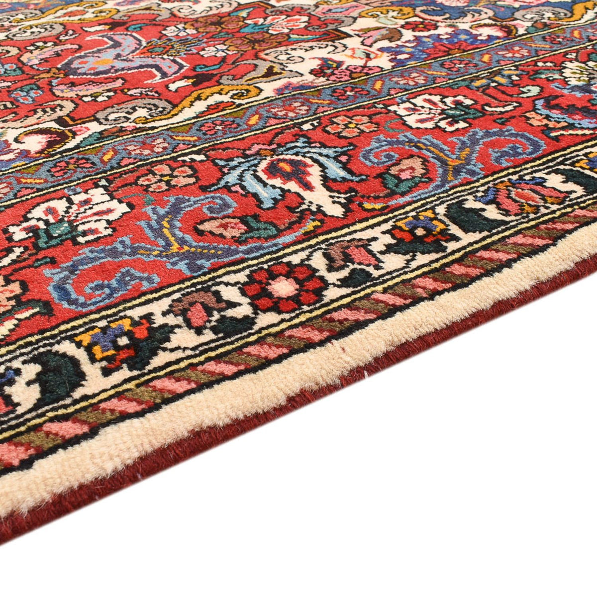Alfombra persa - Nómada - 252 x 155 cm - multicolor