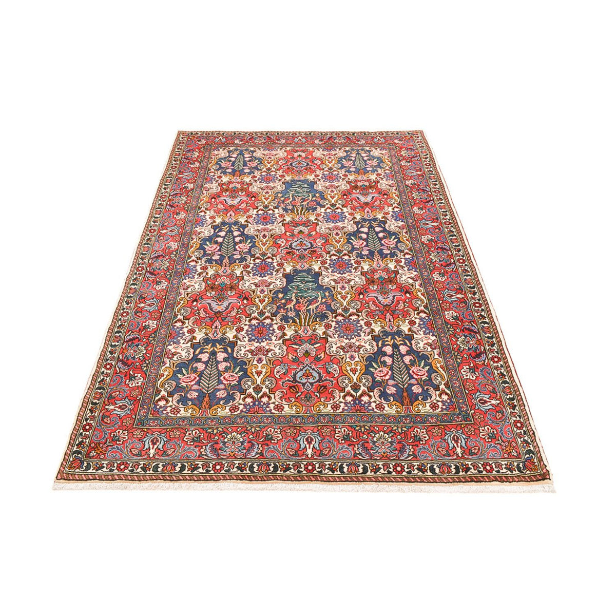 Alfombra persa - Nómada - 252 x 155 cm - multicolor