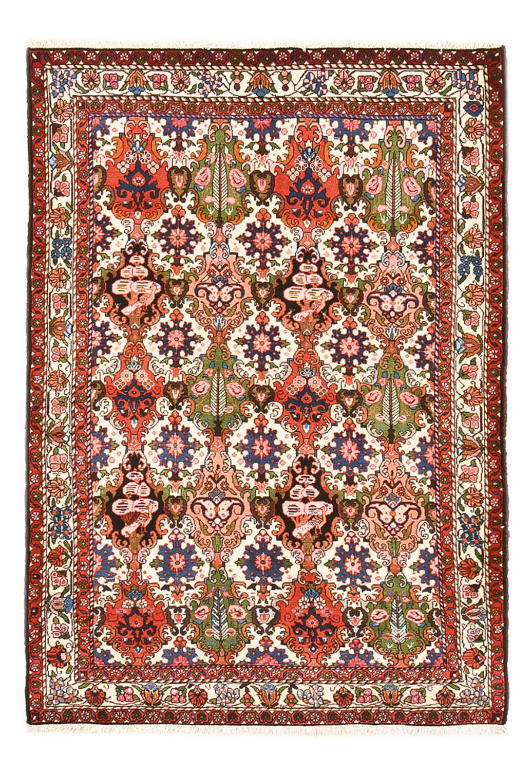 Alfombra persa - Nómada - 197 x 131 cm - multicolor