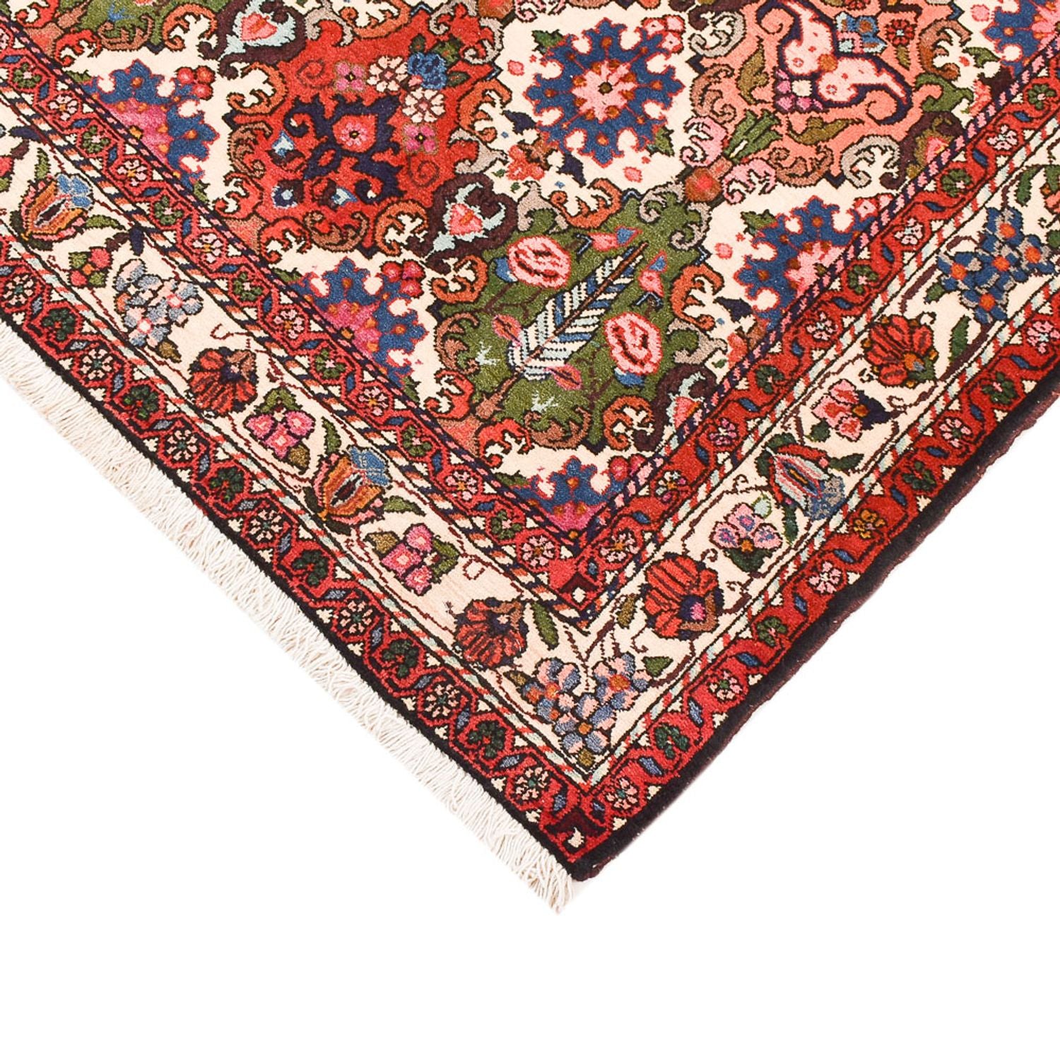 Alfombra persa - Nómada - 197 x 131 cm - multicolor