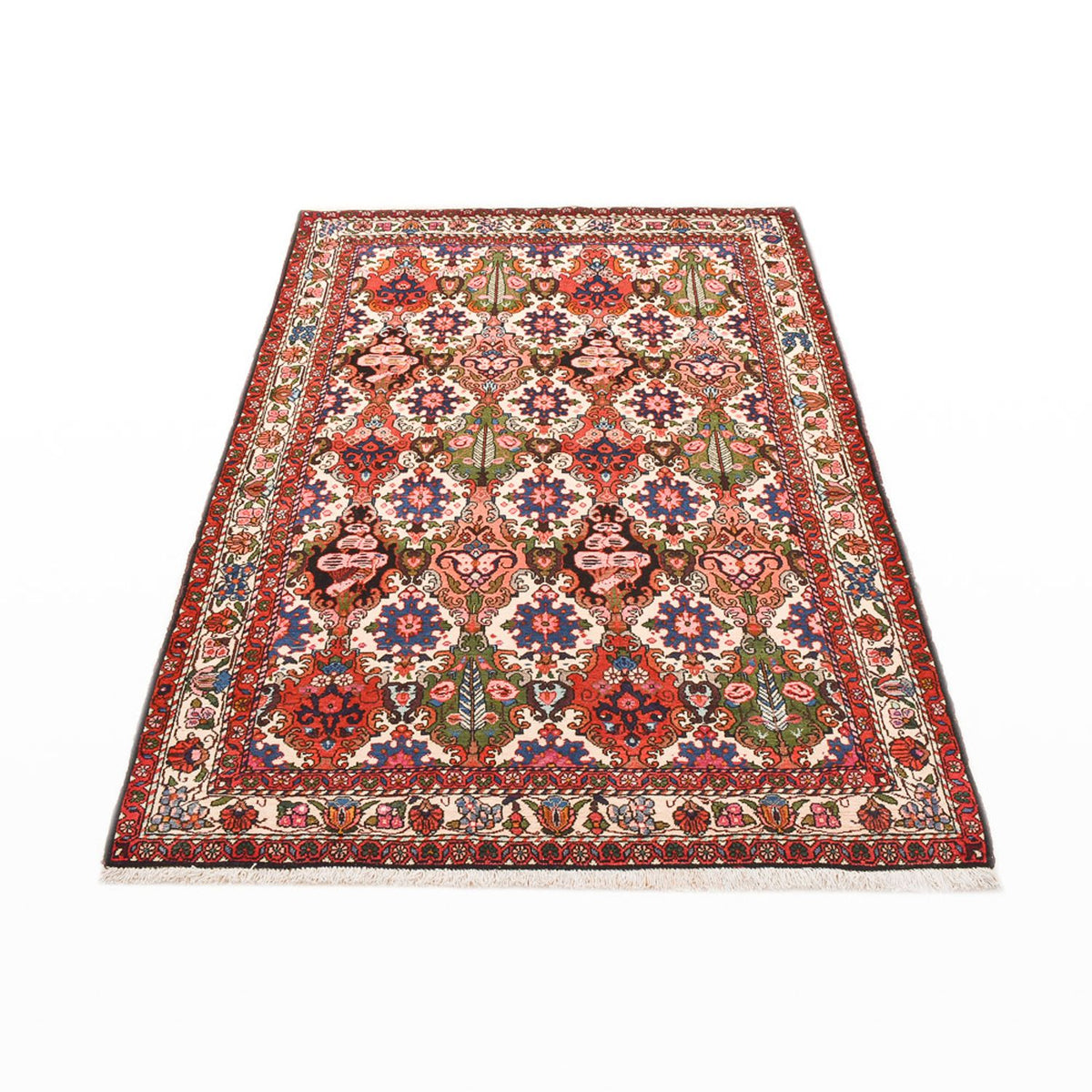 Alfombra persa - Nómada - 197 x 131 cm - multicolor