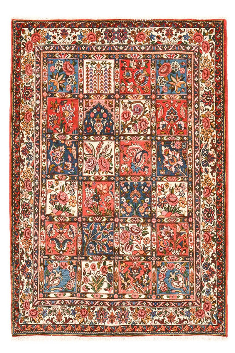 Alfombra persa - Nómada - 197 x 140 cm - multicolor