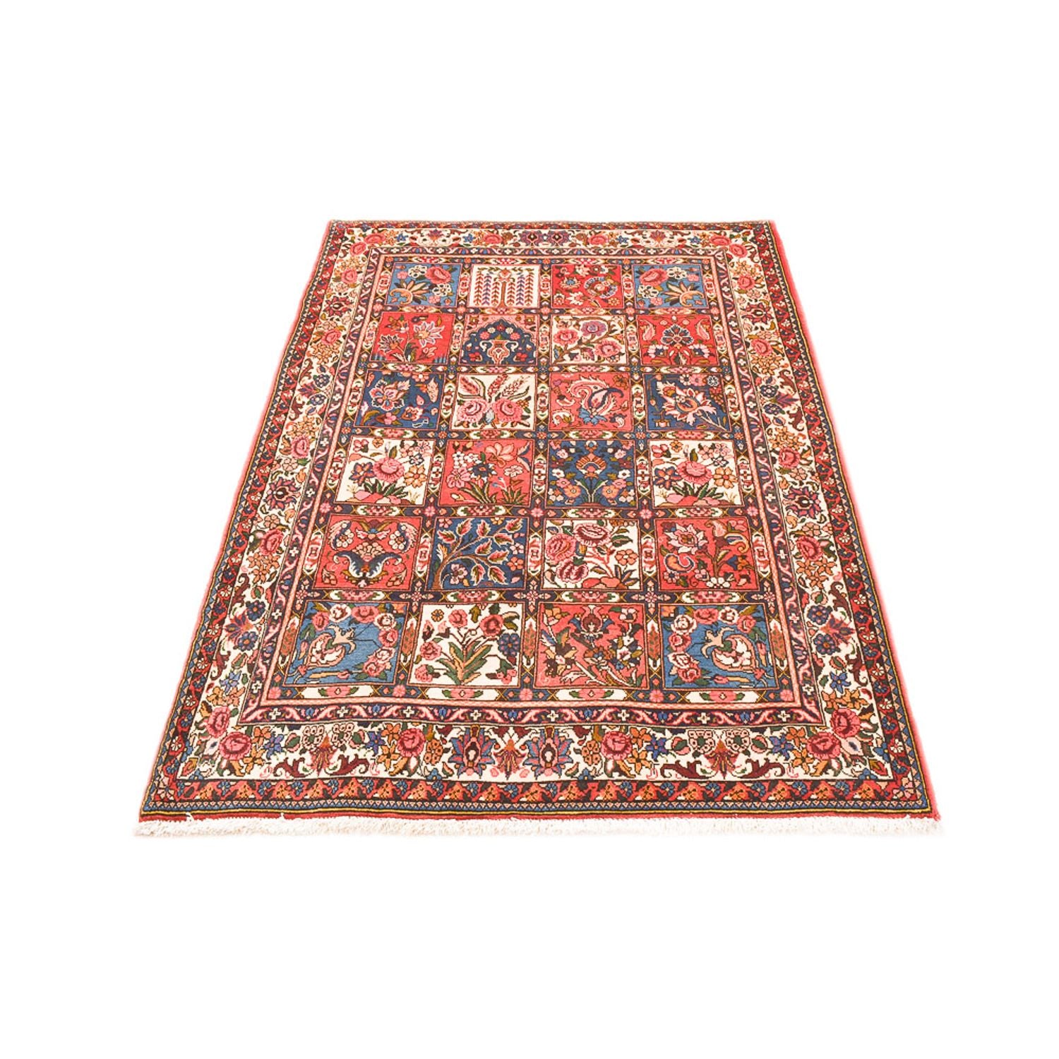 Alfombra persa - Nómada - 197 x 140 cm - multicolor