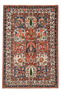 Alfombra persa - Nómada - 203 x 137 cm - multicolor