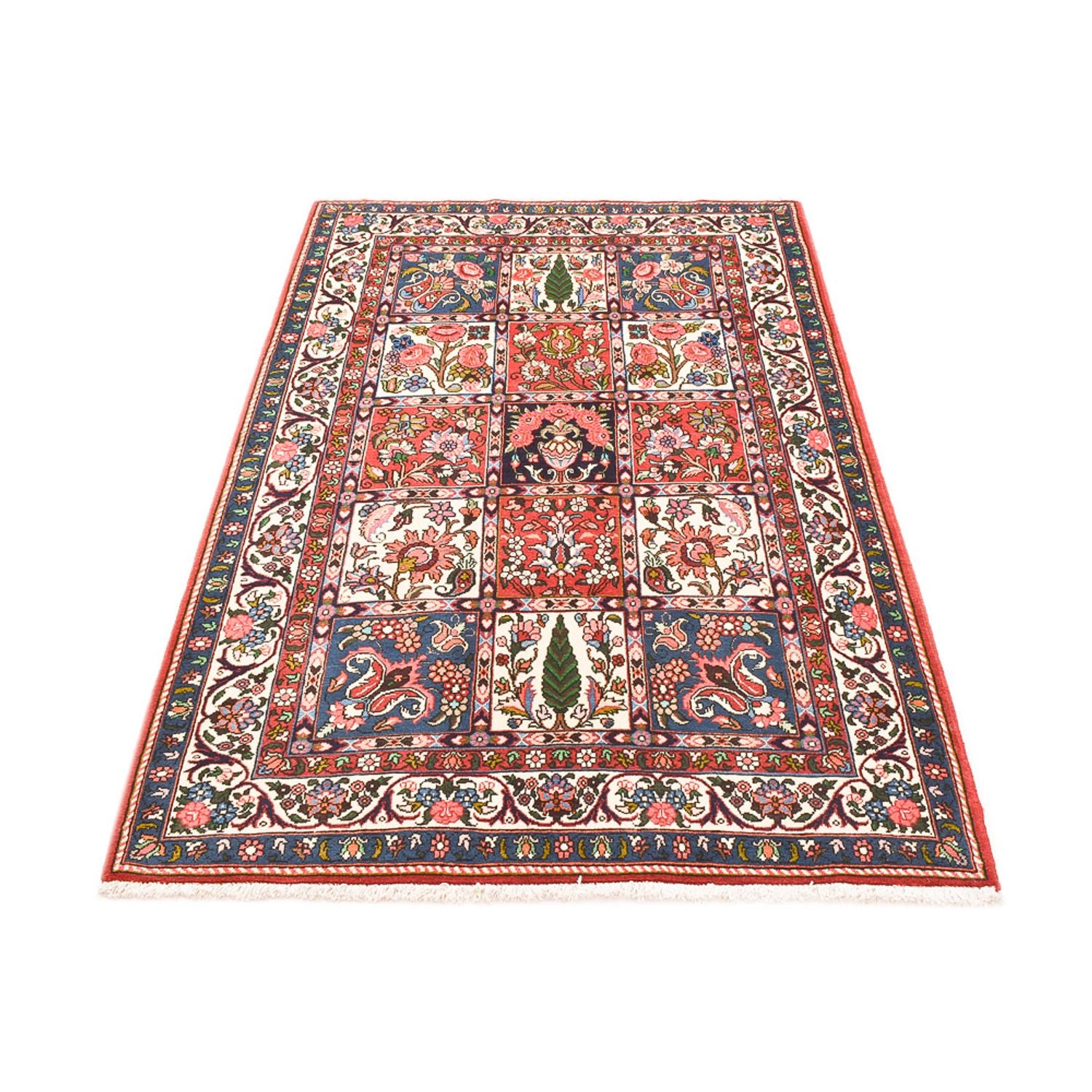 Alfombra persa - Nómada - 203 x 137 cm - multicolor