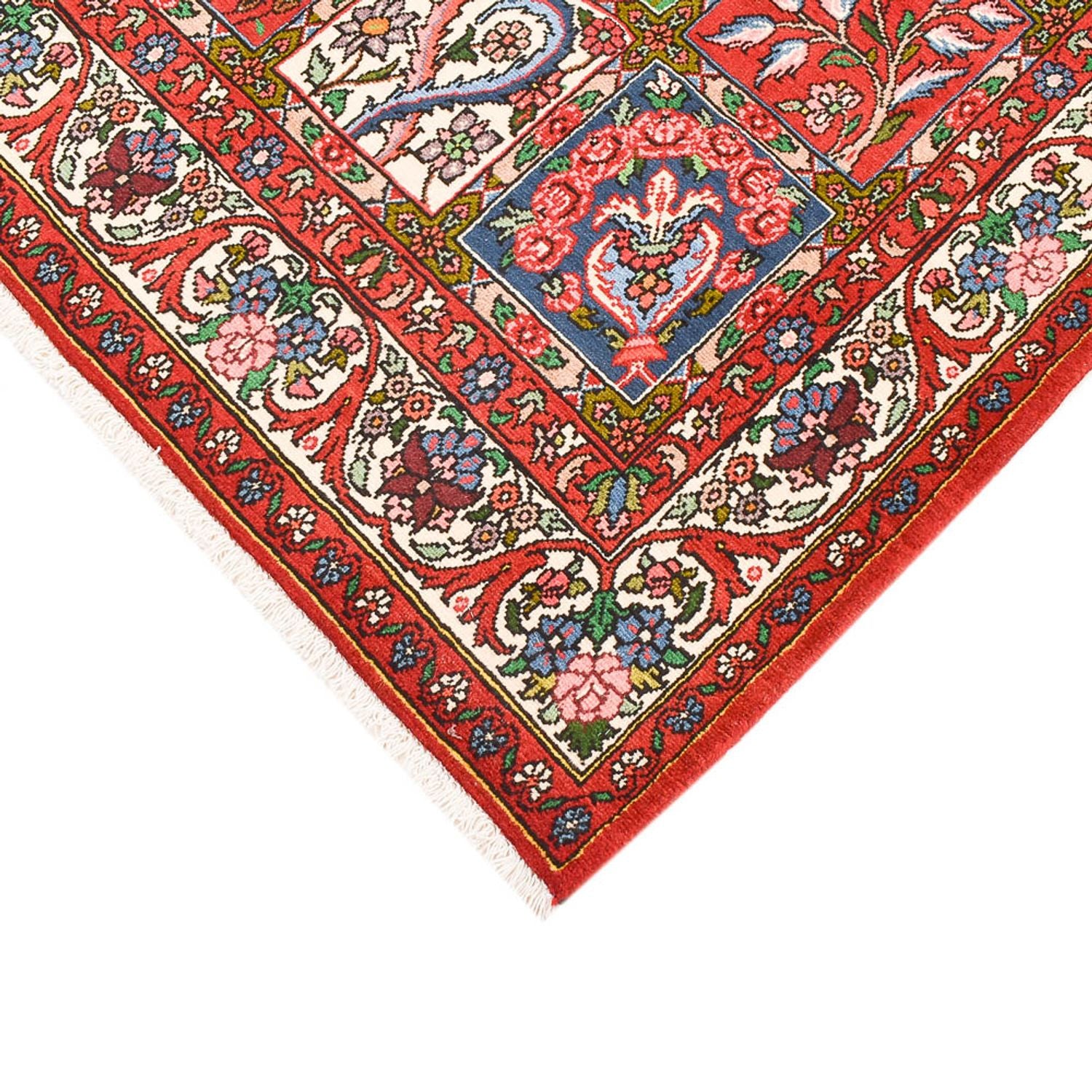 Alfombra persa - Nómada - 196 x 133 cm - multicolor