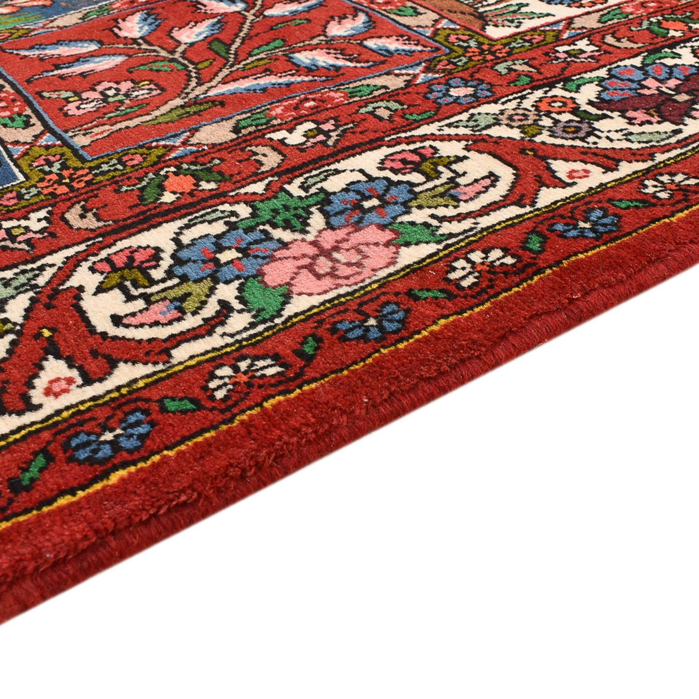 Alfombra persa - Nómada - 196 x 133 cm - multicolor