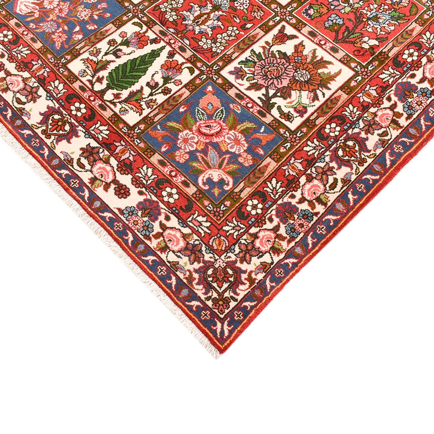 Alfombra persa - Nómada - 204 x 130 cm - multicolor