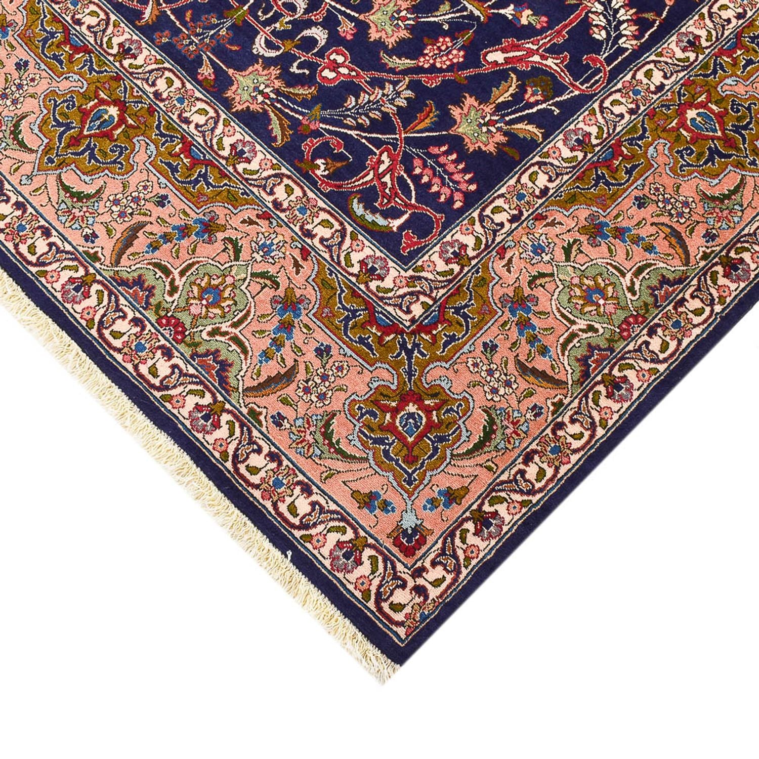 Alfombra Persa - Tabriz - Real - 299 x 197 cm - púrpura