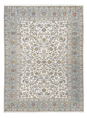Alfombra persa - Keshan - Real - 332 x 248 cm - gris claro