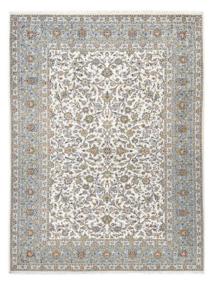 Alfombra persa - Keshan - Real - 332 x 248 cm - gris claro