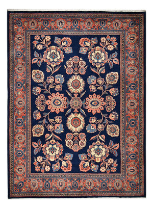 Alfombra persa - Clásica - 360 x 273 cm - azul oscuro