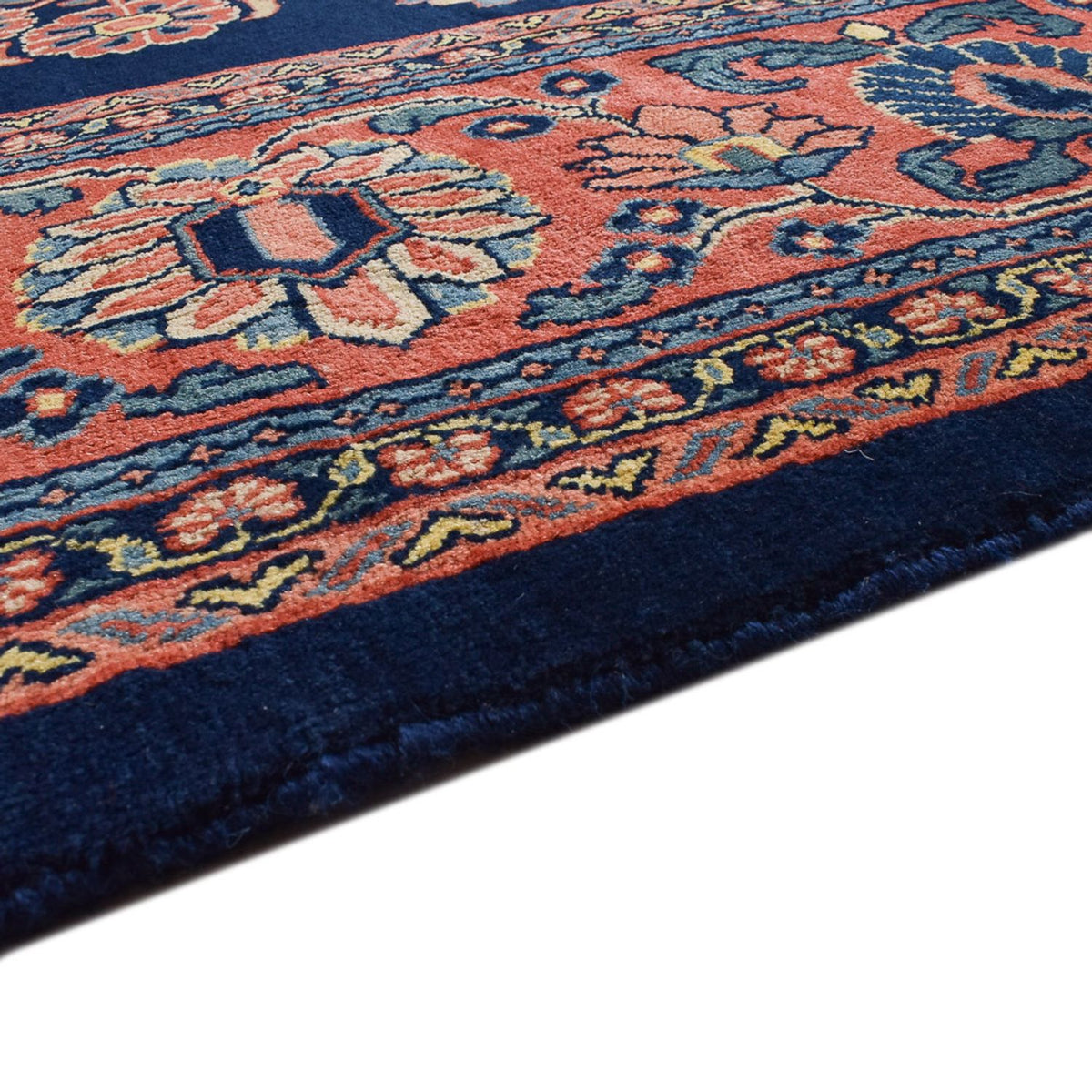 Alfombra persa - Clásica - 360 x 273 cm - azul oscuro