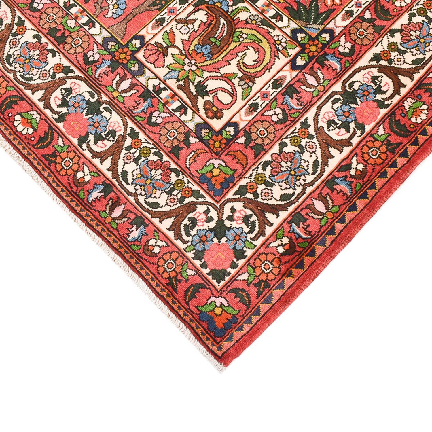 Alfombra persa - Nómada - 199 x 137 cm - multicolor