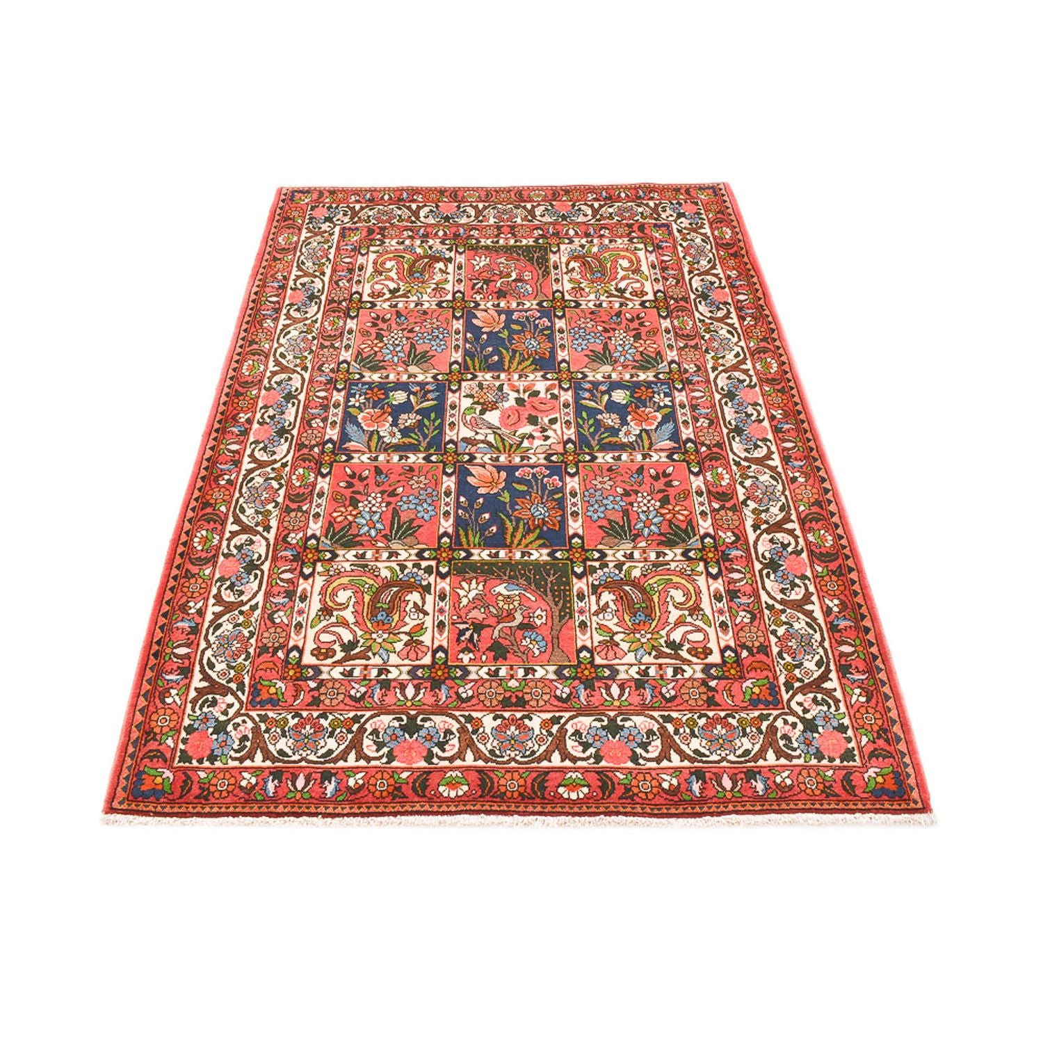Alfombra persa - Nómada - 199 x 137 cm - multicolor