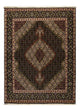 Alfombra Persa - Tabriz - Real - 202 x 150 cm - marrón oscuro