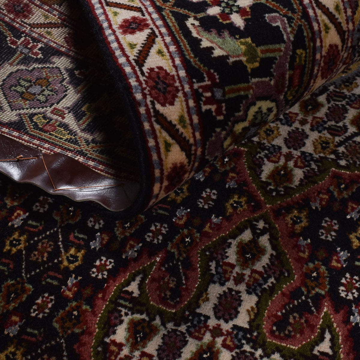 Alfombra Persa - Tabriz - Real - 202 x 150 cm - marrón oscuro