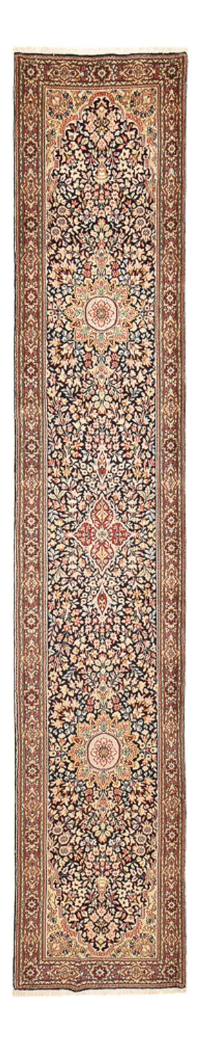 Alfombra de pasillo Alfombra persa - Real - 413 x 78 cm - beige claro