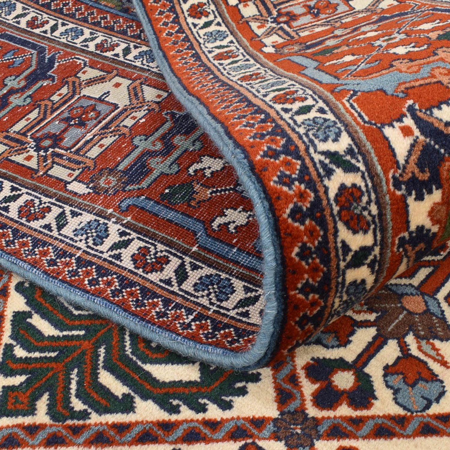 Alfombra persa - Nómada - 238 x 168 cm - óxido