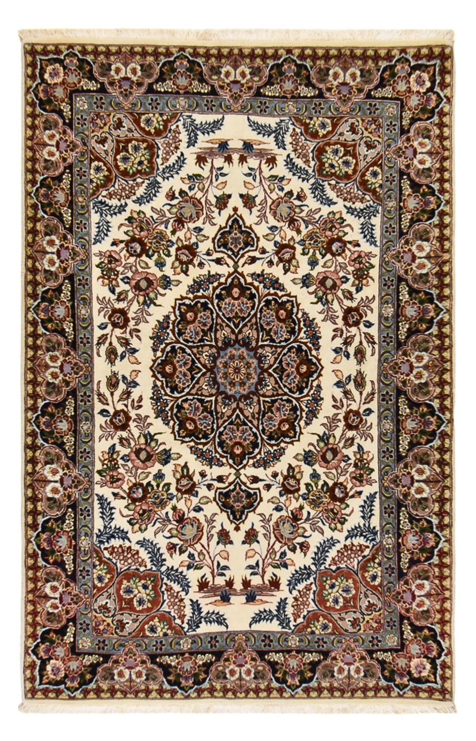 Alfombra Persa - Ghom - Royal - 218 x 138 cm - beige