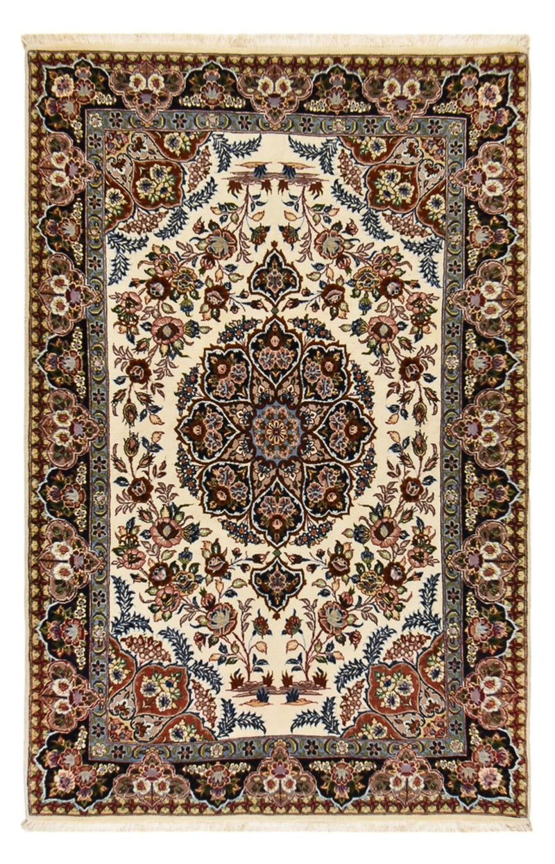 Alfombra Persa - Ghom - Royal - 218 x 138 cm - beige