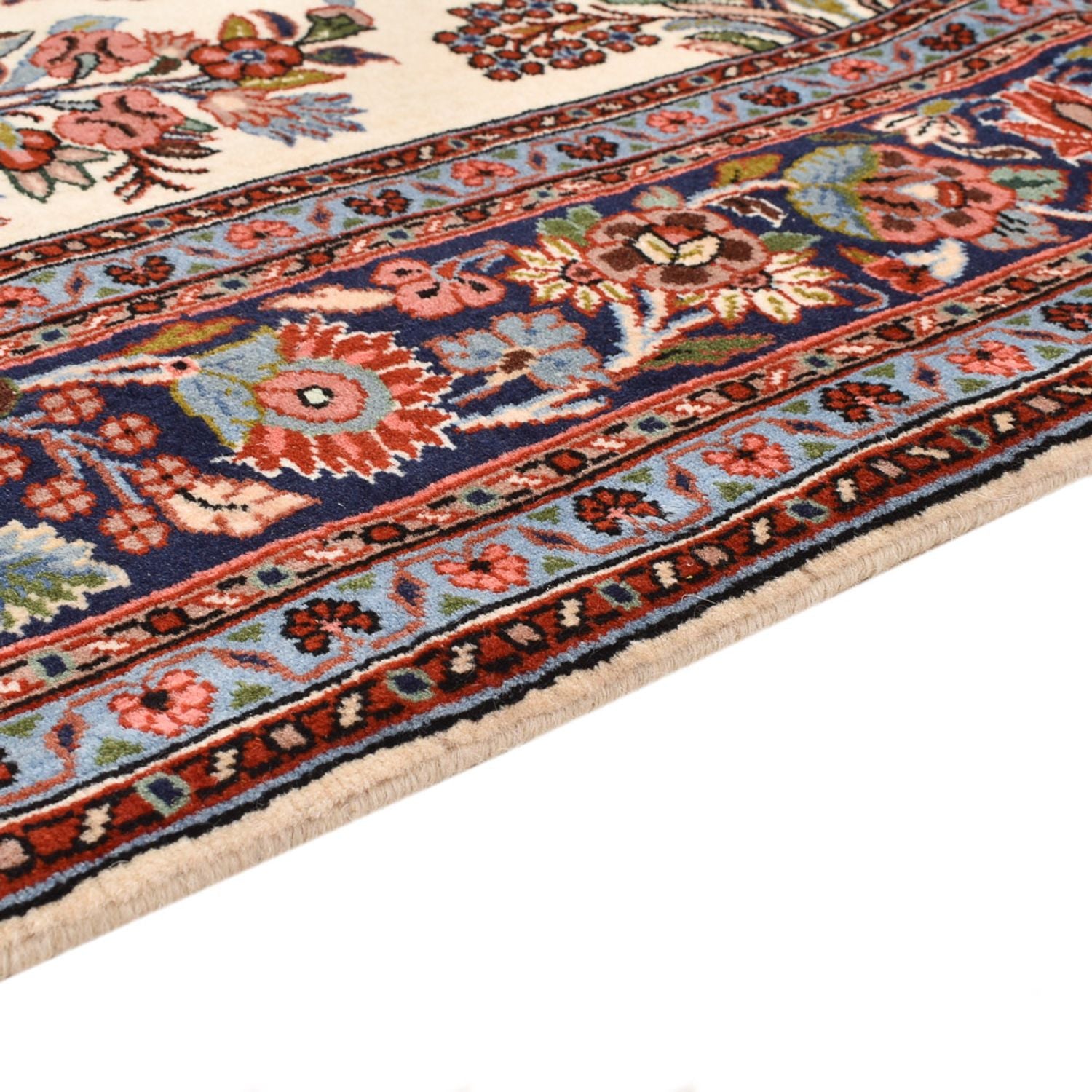 Alfombra persa - Clásica - 207 x 134 cm - beige oscuro