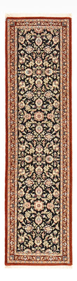 Alfombra de pasillo Alfombra Persa - Ghom - Royal - 196 x 54 cm - azul oscuro