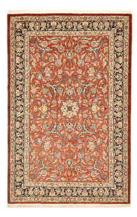 Alfombra Persa - Ghom - Royal - 207 x 134 cm - rojo