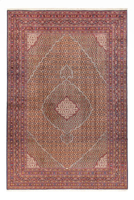Alfombra persa - Tabriz - 416 x 284 cm - rojo burdeos