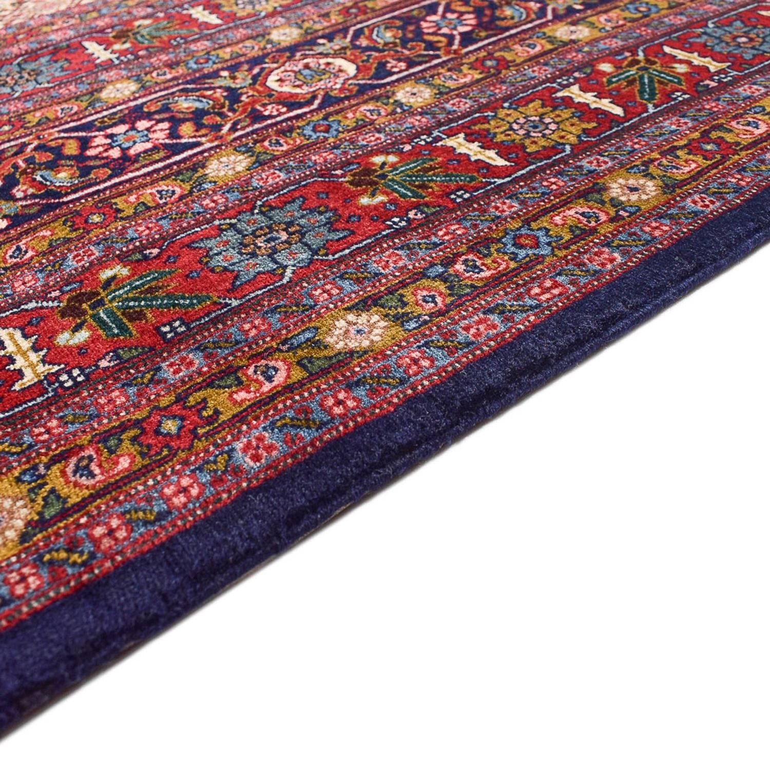 Alfombra persa - Tabriz - 416 x 284 cm - rojo burdeos