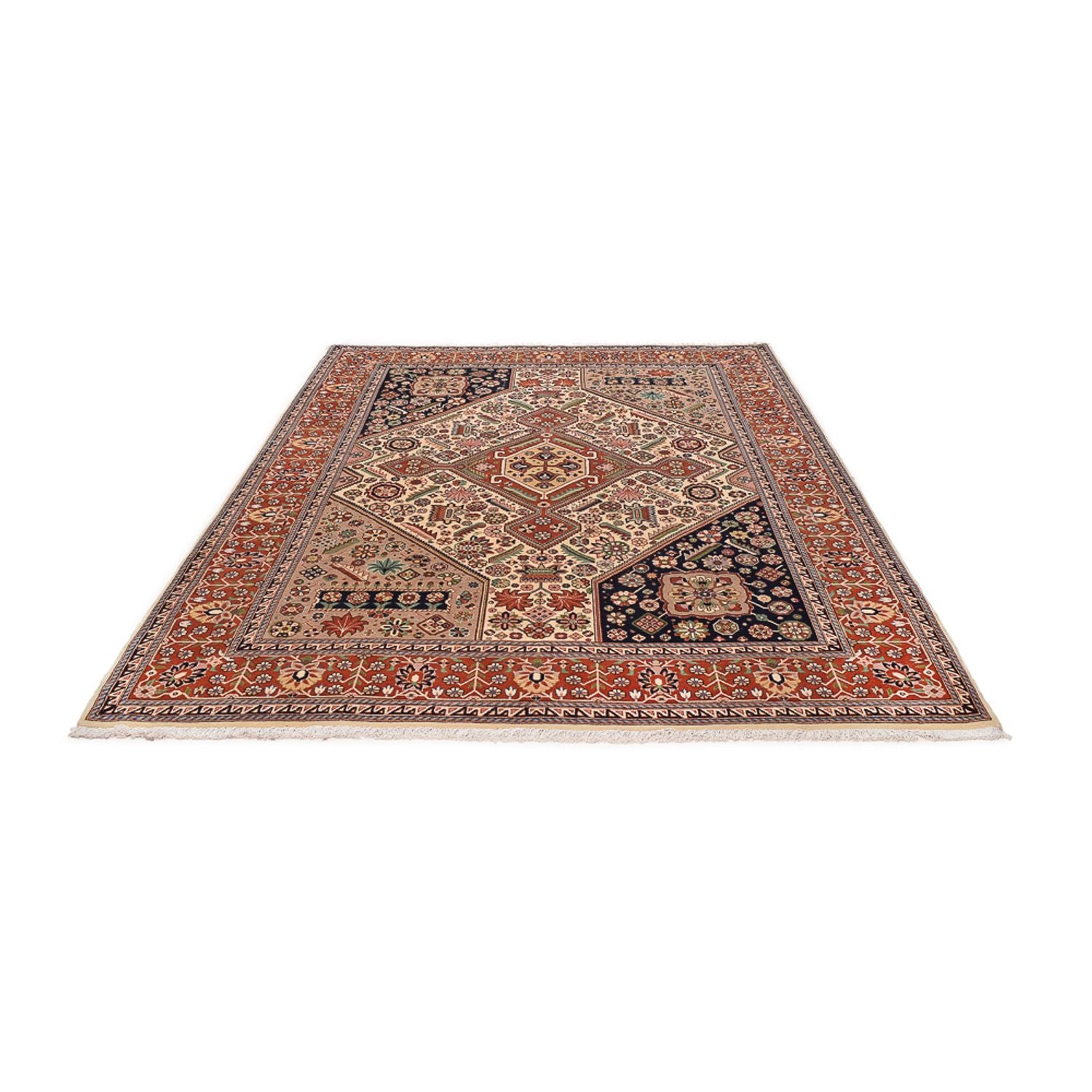 Alfombra Gabbeh - Persa Kashkuli - 257 x 185 cm - óxido