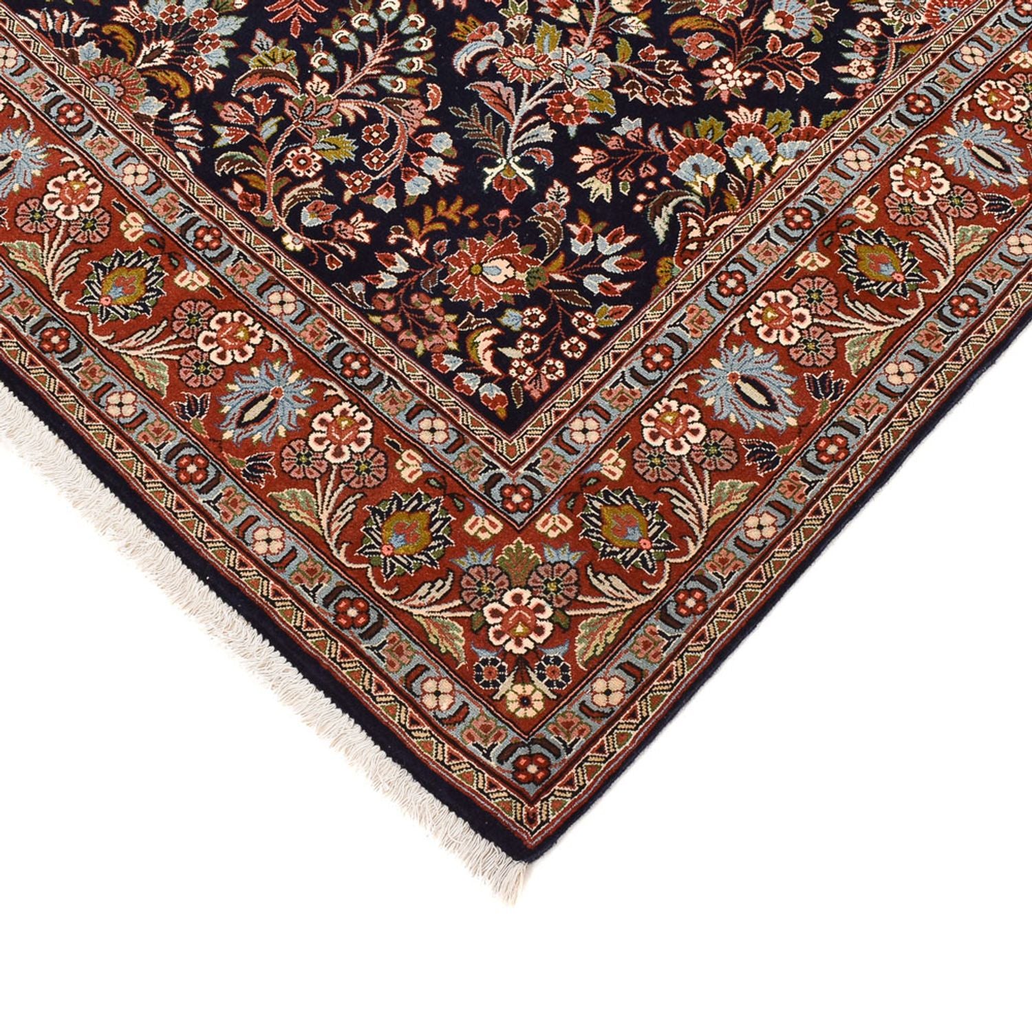 Alfombra persa - Clásica - 243 x 172 cm - azul oscuro